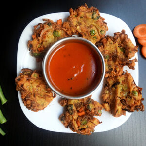 Mix vegetable Pakora (A1, A3, A7, A12)